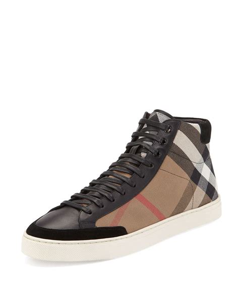 burberry shoes heren|men's high top burberry shoes.